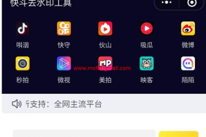 新版短视频去水印源码 去水印小程序源码 去水印软件源码
