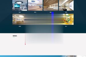 织梦dedecms深蓝色室内装修设计公司网站模板(自适应手机移动端)
