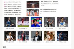 织梦dedecms响应式体育新闻资讯门户网站模板(自适应手机移动端)