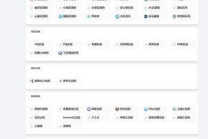 仿918国际导航简洁模板网址导航整站源码+数据打包 Thinkphp内核源码简介