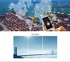 简约物流服务公司网站源码 织梦dedecms模板