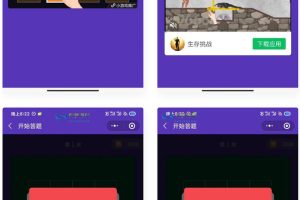 红包闯关文字游戏成语接龙成语填词自带裂变可对接CPA/CPS广告联盟完美运营级源码