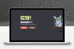 守萝卜的兔子404错误页面源码